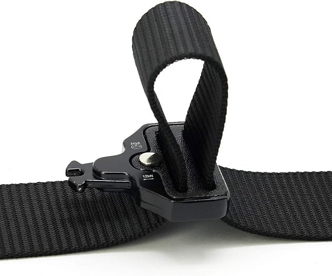 DOOPAI Tactical Belt for Men, 3Pack Military Nylon Web with Heavy Duty Quick Release Metal Buckle