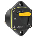 GLOSO Circuit Breaker Switches Manual Reset Waterproof Audio Radio Solar System Boat Truck Marine Automotive Stud 5/16“ Panel Mount 60A
