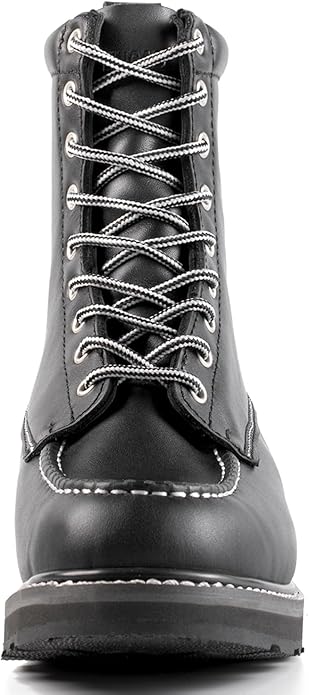 Men's SureTrack 6" & 8'' Leather Soft Toe Work Boot for Men, Welt Construction, Oil/Slip Resistant, Wedge Sole, Moc Toe Men's Work Boots, EH, 84994 & 86994