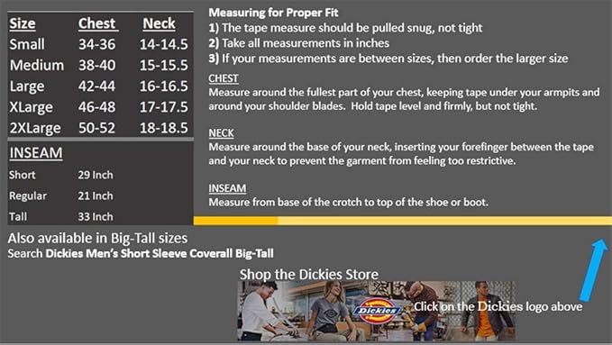 Dickies Men's Short Sleeve Coverall