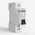DC Solar Panels Disconnect Switch 63 Amp Solar Shut Off Switch 12V-400V 1 Pole AC Miniature Circuit Breaker for PV Homes, AC 110V DIN Rail MCB