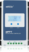 EPEVER MPPT Solar Charge Controller 10A 12V 24V Auto, Max PV 100V Solar Panel 130W/260W Charger Regulator Common Negative Ground for Gel AGM Flooded Sealed LiFePO4 Battery