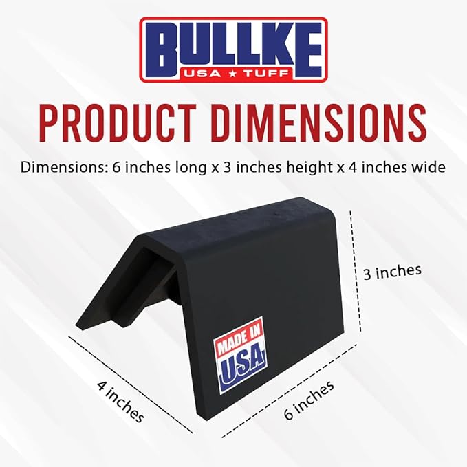 USA-Made Rooftop Pipe Support CTL – 4 Pack - 6" Pre-Cut Heavy-Duty Block - 150 lbs Capacity - Strongest on the Market - Cradle Saddle for Pipes, Rooftop Conduit Support - Eco-Friendly Recycled Plastic
