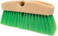 Teravan Green Flow Through Brush Head, 8-Inch Extra Soft Bristle Brush for Gentle Car Wash, RV, Boat, Window & Floor Cleaning, Compatible with Pole Handle