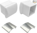 AC36-2 Ladder Stabilizer Rubber End Caps with Metal Insert, Extension Ladder Stabilizer Pads Compatible with Werner Standoff/Stabilizer AC78 & AC76 Replacement Rubber End Caps 2Pack