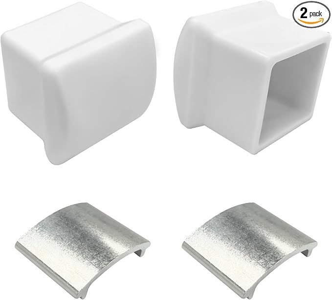 AC36-2 Ladder Stabilizer Rubber End Caps with Metal Insert, Extension Ladder Stabilizer Pads Compatible with Werner Standoff/Stabilizer AC78 & AC76 Replacement Rubber End Caps 2Pack