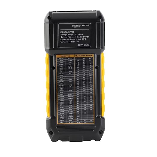 Keenso 12V Car Conductance Battery Tester,Auto Battery Analyzer with Built-in Printer for Truck Marine Motorcycle SUV Boat