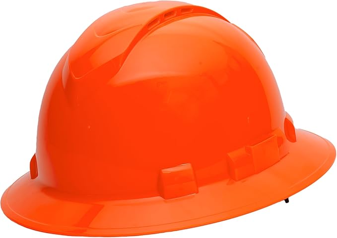 Pyramex Ridgeline Full Brim Vented Hard Hat 4 Point Ratchet Suspension