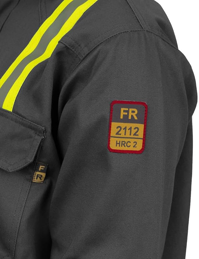 Flame Resistant High Visibility Hi Vis FR Shirt - 100% C - 7 oz