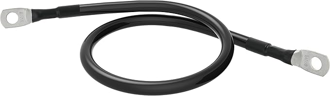 6 AWG Battery Cable 6AWG Gauge Battery Inverter Cables for Automotive Solar Marine Boat RV Car Motorcycle (6 AWG, 1FT, 5/16")