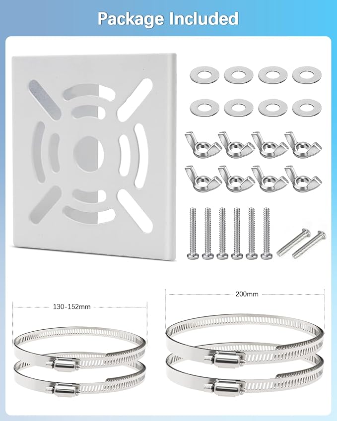 Universal Vertical Pole Corner Mount Bracket for Security Camera, Stainless Steel Pole Mount Adapter with 4 Loops, Solar Panel Clamp, CCTV Cameras Mounting Brackets