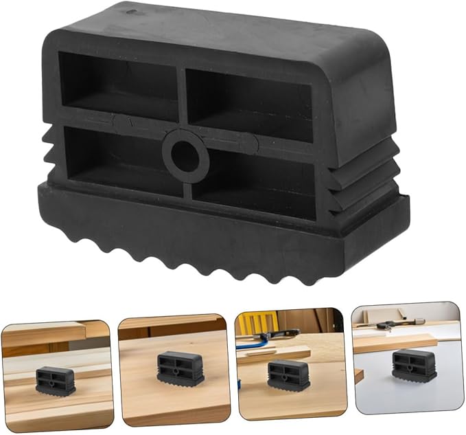 2pcs Rubber Ladder Foot Pads Non Slip Covers for Enhanced Safety and Stability Easy Installation for Home Use Noise Reduction Bumpers Compatible with All Ladder Types
