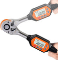 Professional 1/2-Inch Drive Digital Torque Wrench with Buzzer & LED, 3-100 Nm, Accurate to 2%, Calibrated for Reliable Performance - Ideal Bike & Car Repair Tool