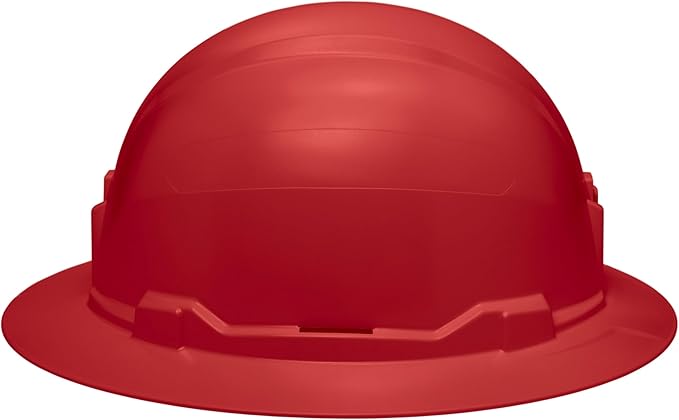 Klein Tools Hard Hat, Non-Vented Full Brim Style, Padded, Self-Wicking Odor-Resistant Sweatband, Tested up to 20kV