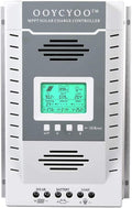 MPPT Charge Controller 100 amp 12V/24V Auto, 100A Solar Panel Charge Regulator with Blacklight LCD Display Max 100V for Lead-Acid Sealed Gel AGM Flooded Lithium Battery