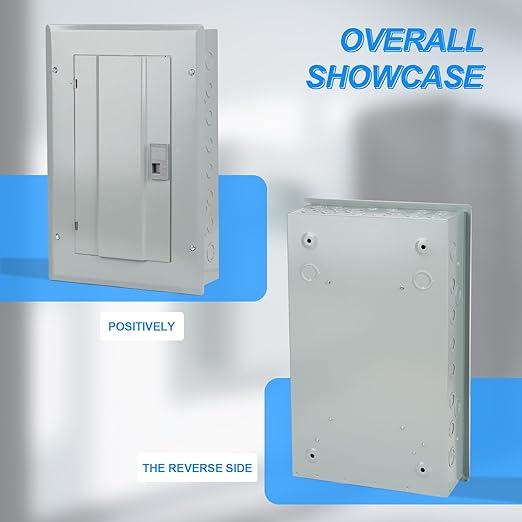 THQL Circuit Breaker Panels,20-Space, 125A Circuit Breaker Distribution Box, 120V/240V Circuit Breaker Electrical Enclosure,Indoor Main Lug Load Center