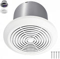 V2262-50 7 Inch Bathroom Exhaust Fan,1.0 Sones,50 CFM,7" Ceiling Exhaust Fan, for 8 Inch Rough-in Opening, Mobile Home Exhaust Ventilation Fan, Suit for Bathroom, Laundry Room, Kitchen & Garage