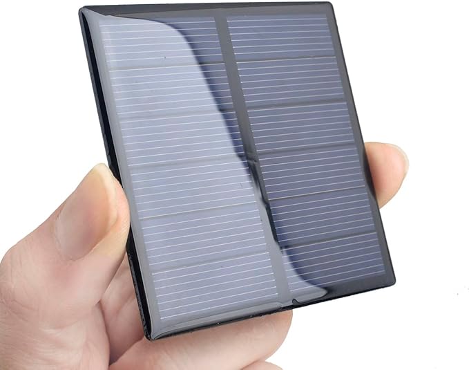 10pcs Epoxy Solar Panel 5.5V 190mA Mini Polycrystalline Solar Cell Panel 70mm x 70mm/2.76" x 2.76" for Solar Power Mini Solar Cells DIY Solar Light Phone Charger Flashlight
