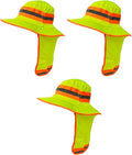 Packable and Adjustable Reflective Neon Boonie Sun Hat