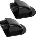 Waterproof ABS Solar Dual Cable Introduction Gland Box, Suitable for Double Cable Waterproof Protection Shell of Solar Panels in RVs, Boats, Roofs, and Engine Rooms 2 Pack (Black)