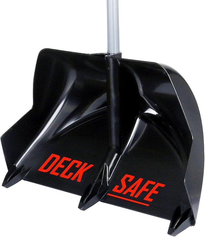 Snow Shovel for Decks & Driveways – Deck Saver™ Crack Jumper 24" Snow Shovel, Won’t Damage Decks