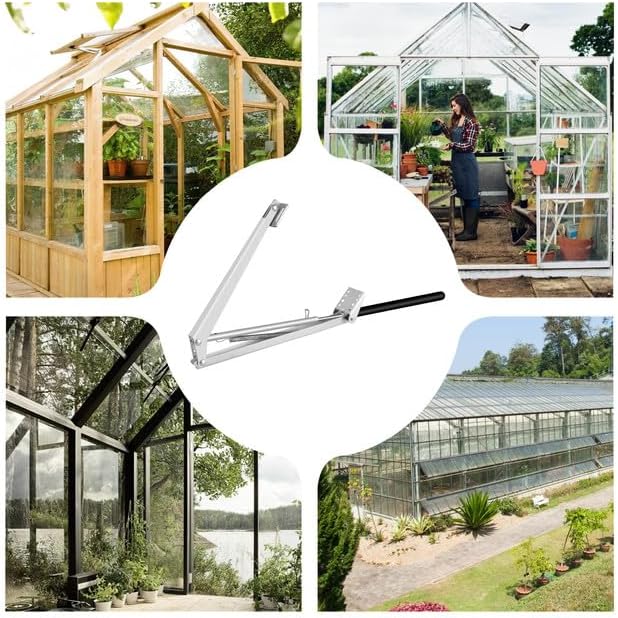 Greenhouse Vent Automatic Opener Auto Roof Vent Opener Greenhouse Window Opener Solar Heat Sensitive Auto Vent Kit for Ventilation Greenhouse Accessories Gardening Tools 1PC