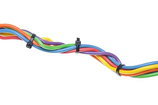 Bar Lok 4” Zip Ties – 1000 Pieces, Black – Made in America – Weather, UV & Impact Resistant Plastic Cable Ties for Binding Bundling & Organizing Wire Cable & More – Indoor & Outdoor (4", 1000ct)