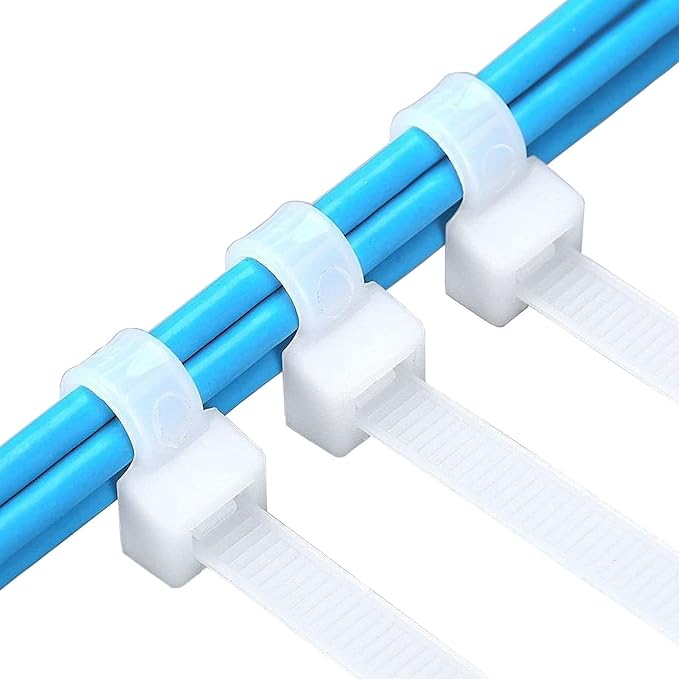 Extra long zip ties 48 inch white Large cable ties heavy duty outdoor use 250 lbs thick Nylon plastic Zipties 18 pcs