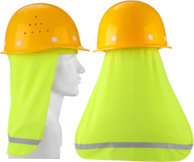 Sintege 4 Pieces Sun Shade Hat Neck Sun Shade Hat Cooling Skull Cap