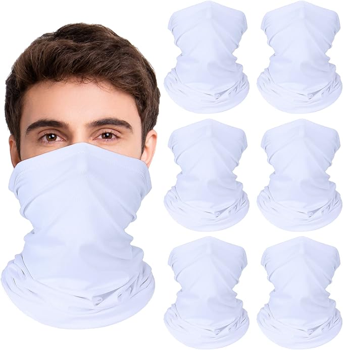 Geyoga Neck Gaiter Bandana Face Mask Summer UV Protection Cooling Breathable Face Mask Neck Scarf Balaclava for Men Women