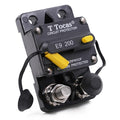Hi-Amp E9 3/8" Studs 200 Amp Circuit Breaker with Manual Reset 12V - 48V DC | 200A Switchable Waterproof IP67 Surface Mount