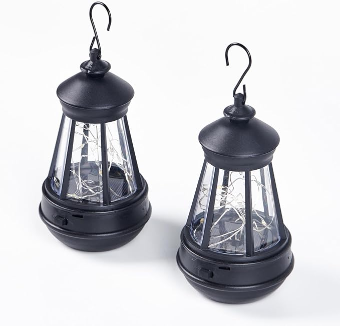 Solar-Lantern Waterproof Lights Replacement - Garden Decor Outdoor Lighting Decorative Patio Lighting Solar Replacement (mini Lantern 2pack (Fairy Light))