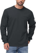 FR Shirts for Men 5.5OZ Lightweight Stretch Patriot Baseball T-Shirt Work Shirt