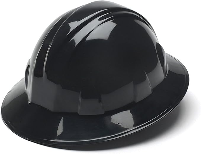Pyramex Safety SL Series Full Brim Hard Hat 4-Point Ratchet Suspension
