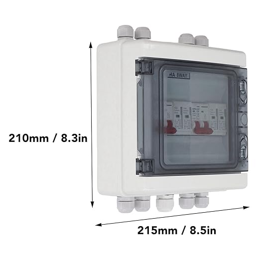 Sonew Reliable DC500V Solar Disconnect Switch with Protection IP65 Water Combiner Box for Home and RV Systems