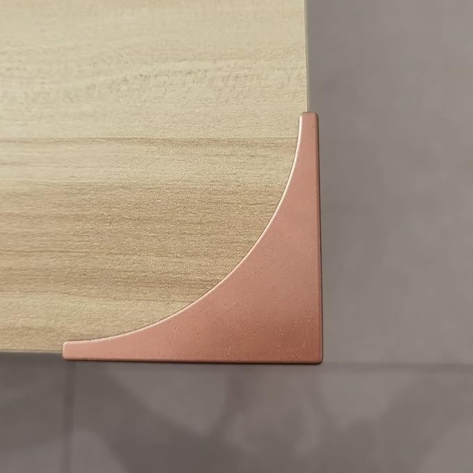 Corner Protector for Furniture Table, Metal Corner Guard, Retro Antique Decorative Furniture Edge Corners Guard Safety Covers Bumpers for Desk Jewelry Box Cabinet Corner Protectors (Champagne Gold)