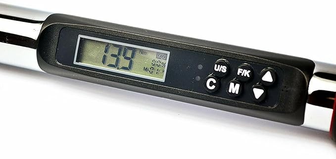 ACDelco ARM327-3i 3/8” (10 to 99.5 ft-lbs.) Heavy Duty Interchangeable Digital Torque Wrench with Buzzer and LED Flash Notification – ISO 6789 Standards with Certificate of Calibration