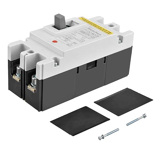 Heschen Molded Case Circuit Breaker, HSM1PV-125 2 Poles DC550V Solar PV System Solar Panels Grid Protection (80A)