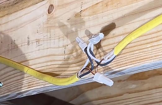 Rack-A-Tiers Open Splice Junction Box (5 Pack) (UL Listed), One-Piece Junction Box Splice Box. 5 Second Installation (JB400.p5)