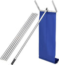 Premium 20 Feet Aluminum Snow Rake with Anti-Skid Handle & Snow Slide - Efficiently Remove Snow, Leaves, and Debris