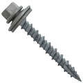 Metal Roofing Screws: (250) 10 x 1-1/2" Slate Hex Head Sheet Metal Roof Screw. Self Starting Metal to Wood siding Screws. EPDM Washer. Colored Head