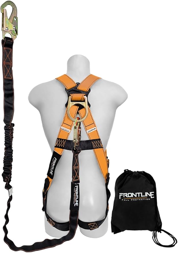 FRONTLINE FALL PROTECTION Combat Compliance Kit | Harness 5 point | Applicable ANSI-OSHA standards