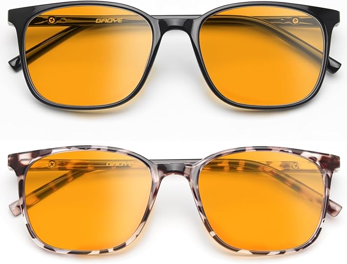 Gaoye Ultralight Blue Light Glasses for Women - Computer Protection Glasses for All Day Comfort - Anti UV Glare & Eyestrain