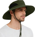 EINSKEY Wide Brim Sun Hat, UPF 50+ UV Protection Waterproof Packable Bucket Hat for Men & Women, Fishing Hiking Beach Garden