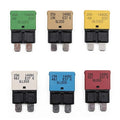 12V Auto Reset Fuse Circuit Breaker ATO/ATC Low Profile Blade Self Resetting Fuses 12 Volt DC 5A 10A 15A 20A 25A 30A for Car Automotive RV Solar Boat Marine- UL Certified - Mixed 6 Pack