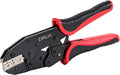 Crimping Tool For Heat Shrink Connectors-AWG 22-10 Ratchet Wire Terminal Crimper-Ratcheting Crimper Tools-Available For Insulated Nylon Connectors and Electrical Wire Connectors HS-125
