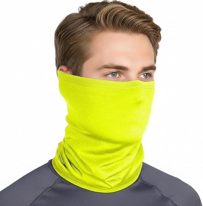 UPF 50+ Neck Gaiter – UV Sun Protection Face Mask, Balaclava, Headband & Scarf – Cooling, Breathable Fabric