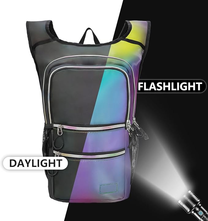 Hydration Pack, Water Backpack with 3L Hydration Bladder Lightweight Insulation, Festival Essential, Rave Hydration Backpack, Hydropack Backpack for Rave, Hiking, Biking, Festival Gear