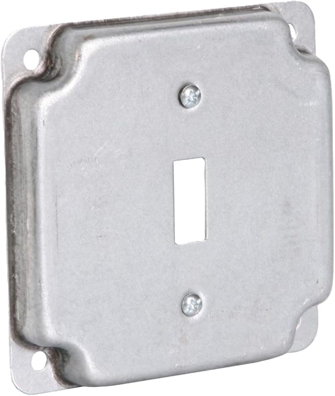Hubbell-Raco 800C 1 Toggle 4-Inch Square Exposed Work Cover