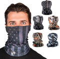 S A Company 5-Pack UV Face Shield | UV 30+ Multipurpose Neck Gaiter Balaclava for Adults | Multiple Color Packs